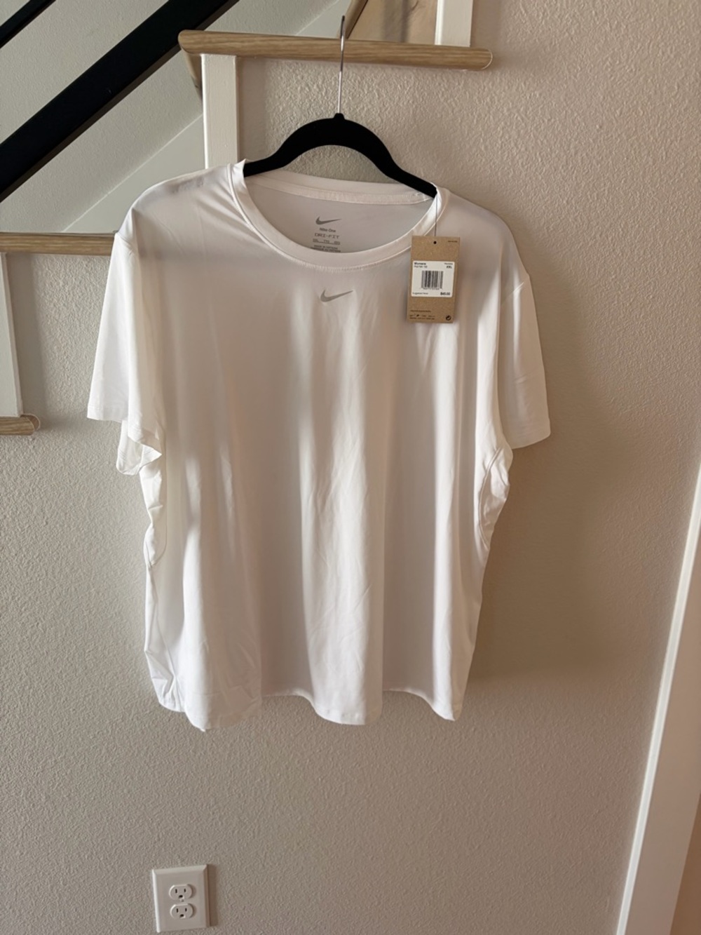 Nike White Dri-FIT Short Sleeve Women’s Training Tee